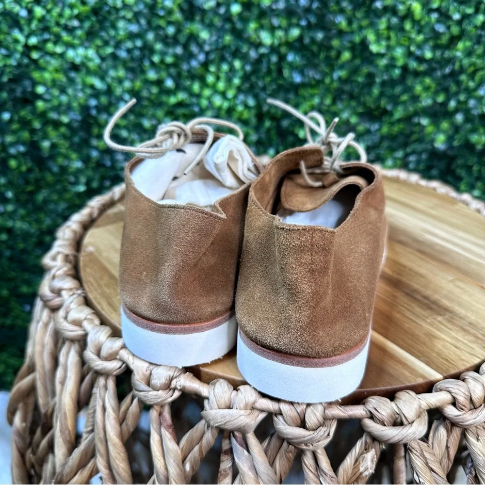 Nisolo‎ Sedona Travel Derby Shoe Tan Suede